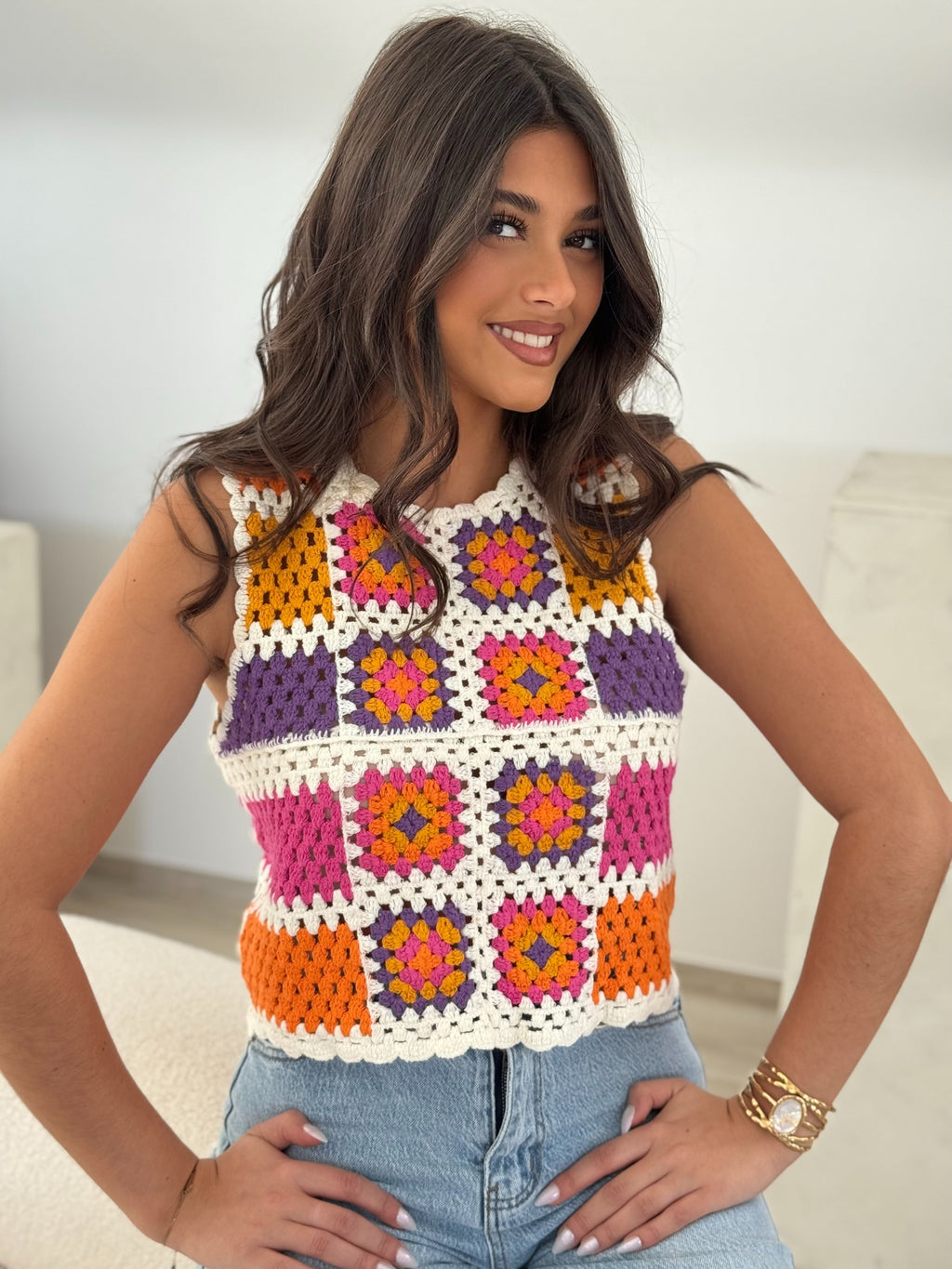Top crochet Violette