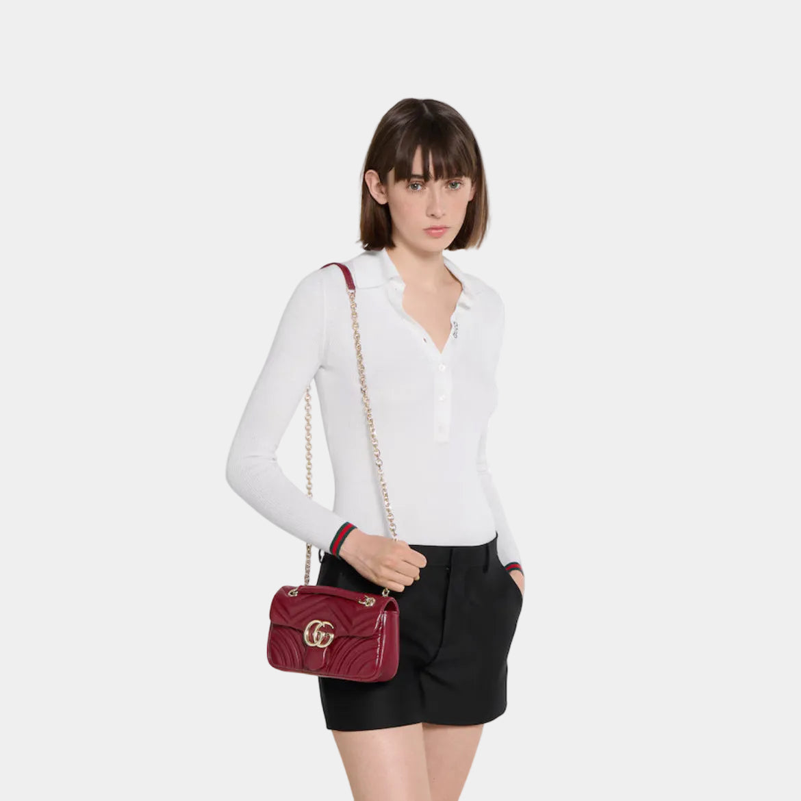 Sac à Épaule GG Marmont Petit Format