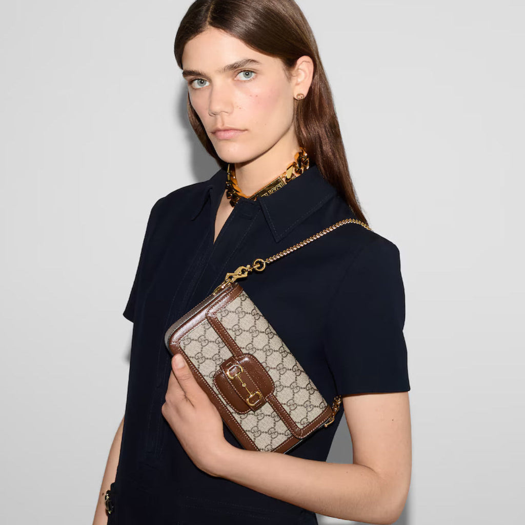 Sac à Épaule Gucci Horsebit 1955 Petit Format