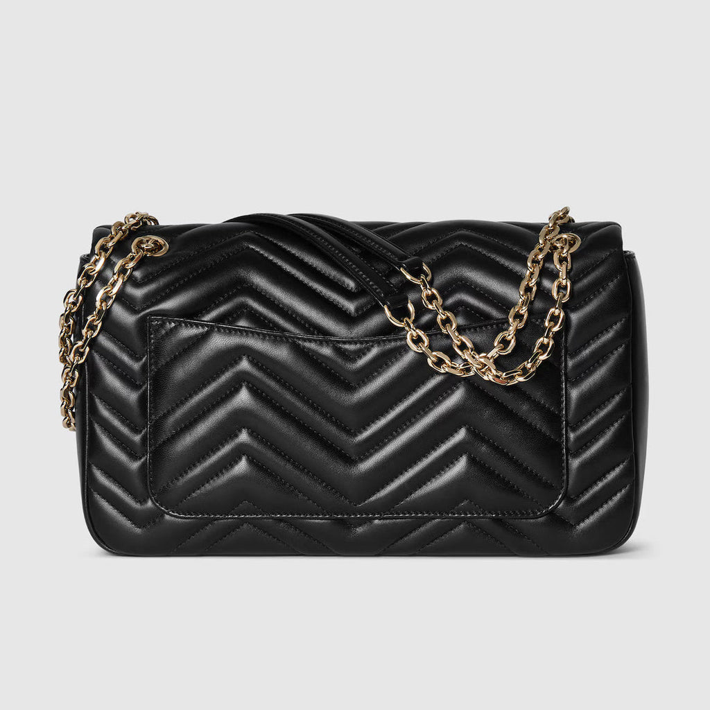 Sac à Épaule Grand Format à Motif GG Marmont