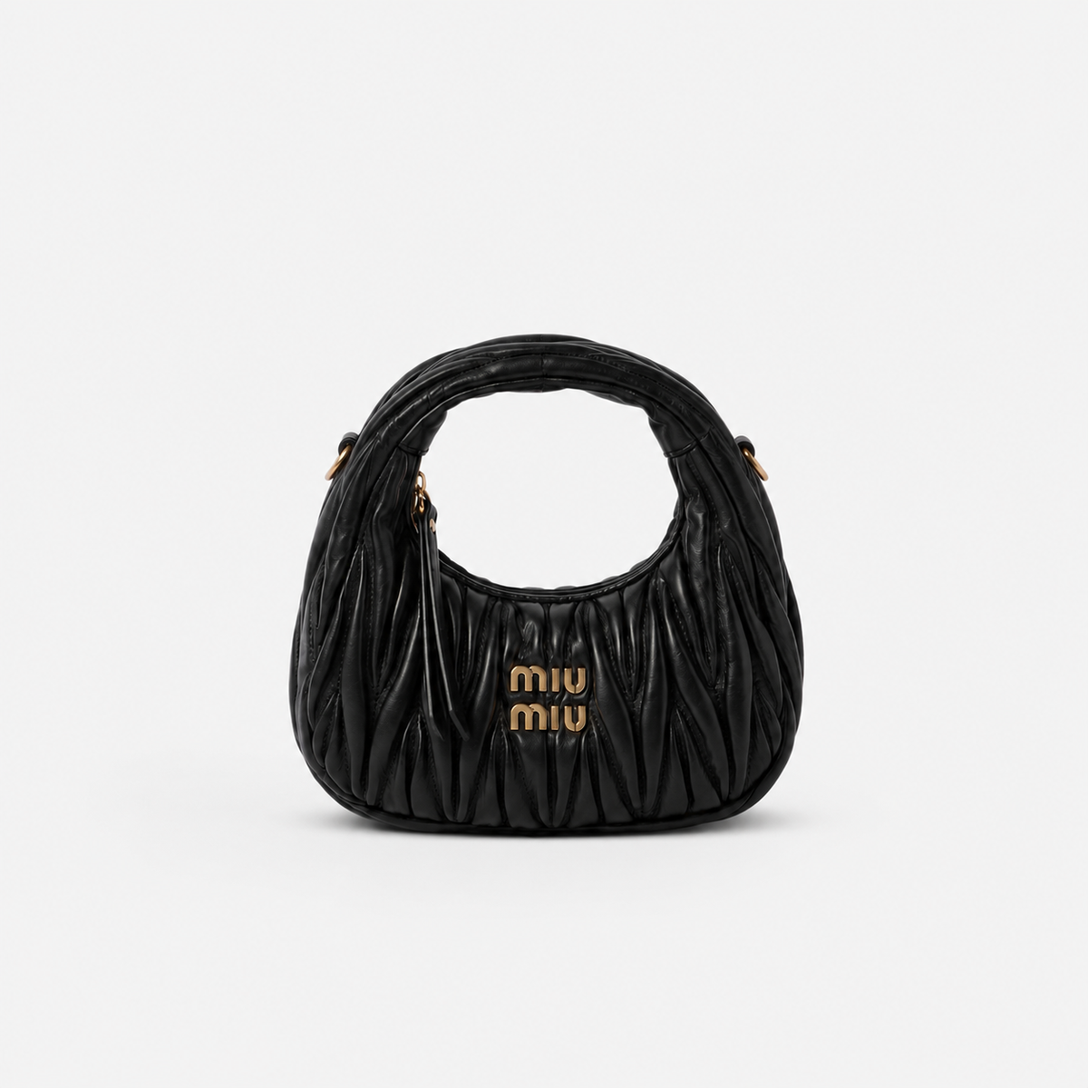 Mini Sac Hobo Wander en Nappa Matelassé