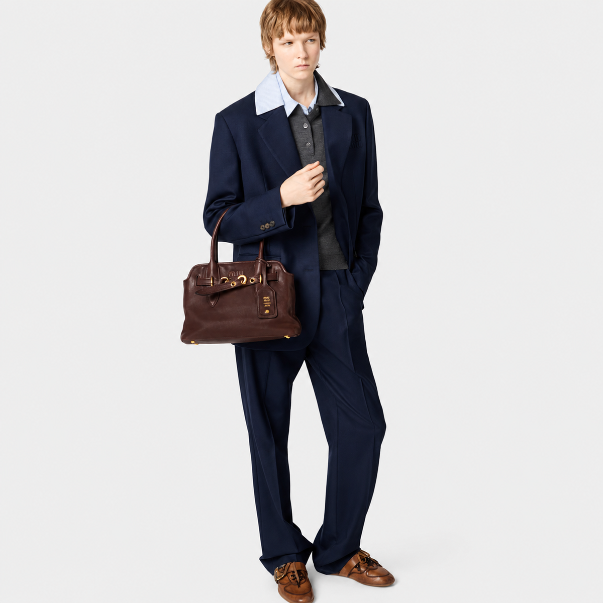 Sac Aventure en Cuir Nappa