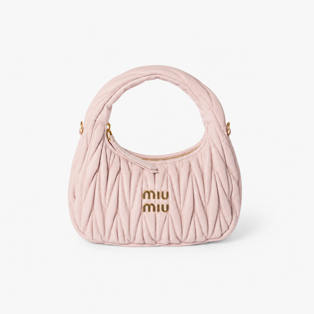 Mini sac Wander en Velours Matelassé