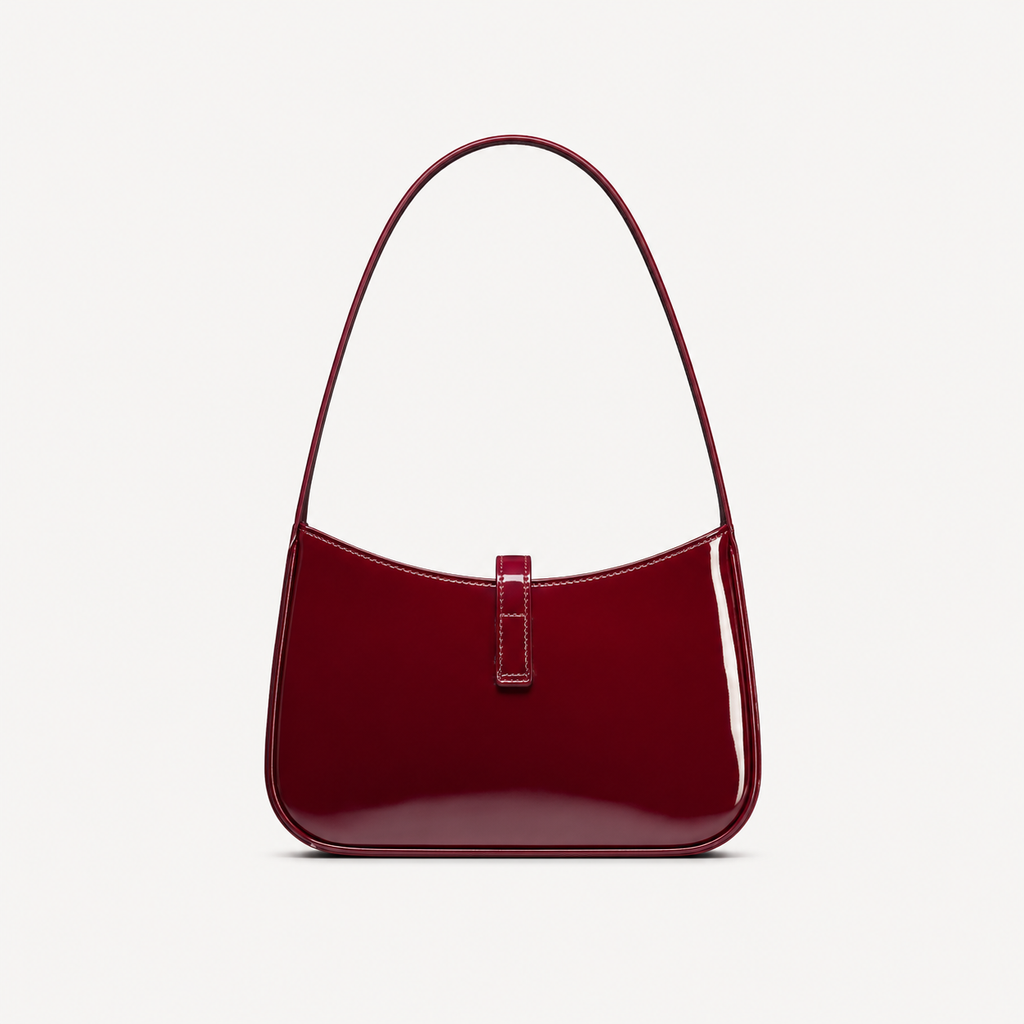 Le 5 à 7 Mini en Cuir Verni