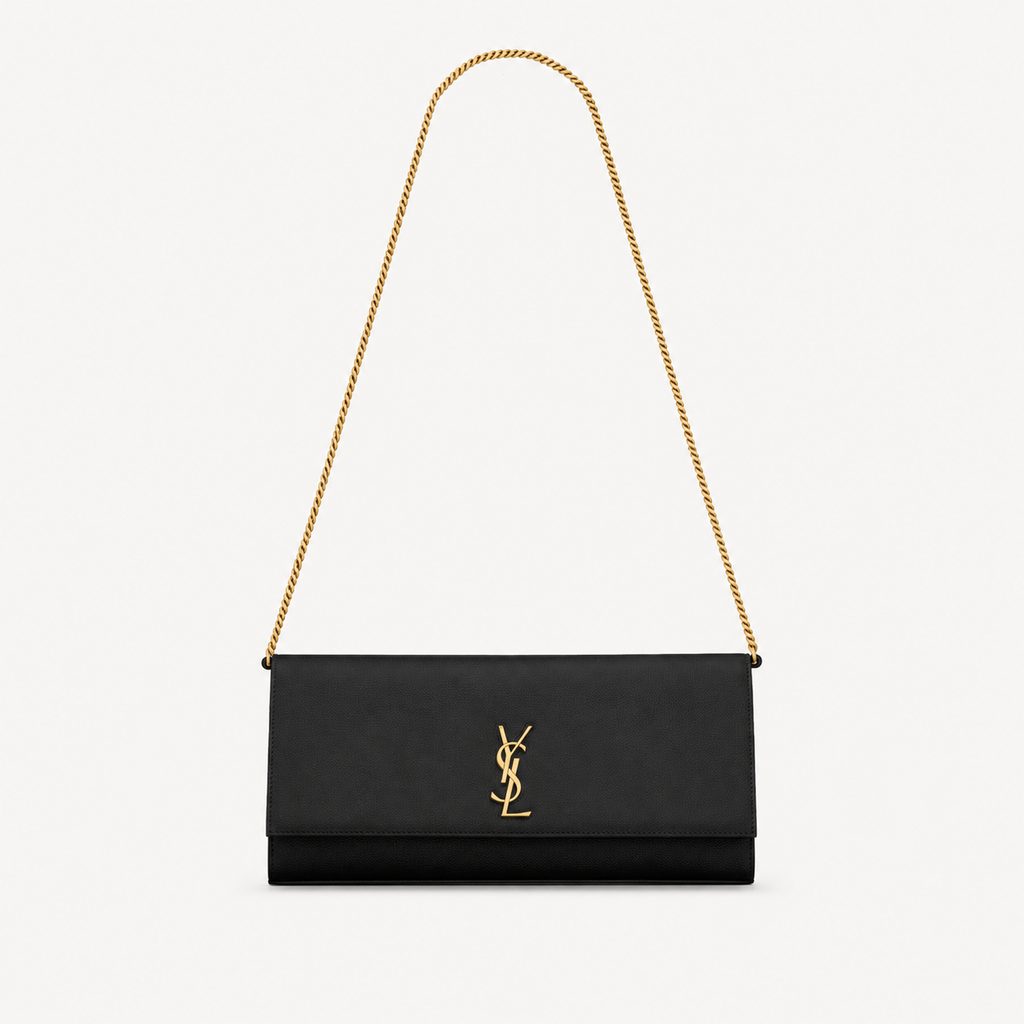 Kate Clutch en Cuir Grain de Poudre