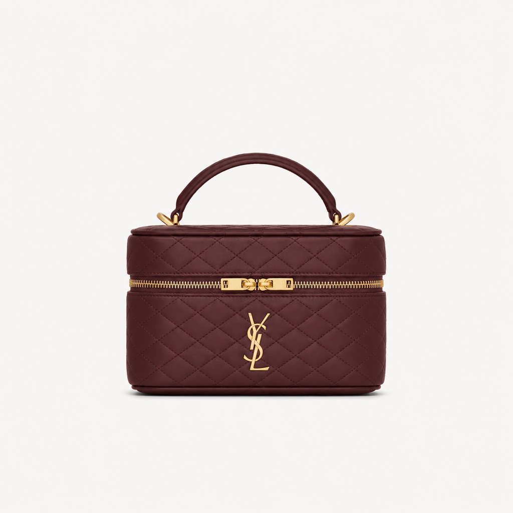 Gaby Vanity Bag en Cuir d'Agneau