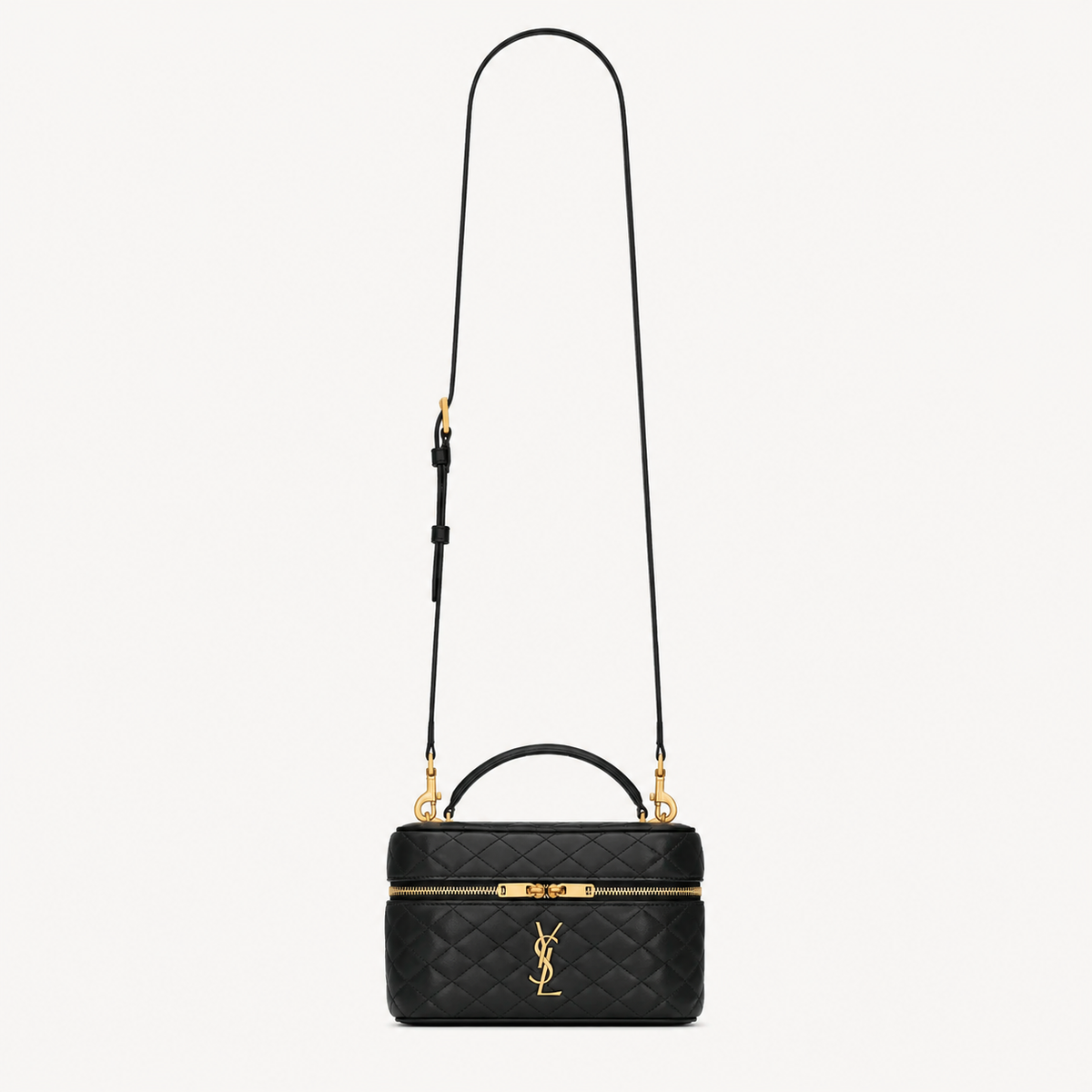 Gaby Vanity Bag en Cuir d'Agneau