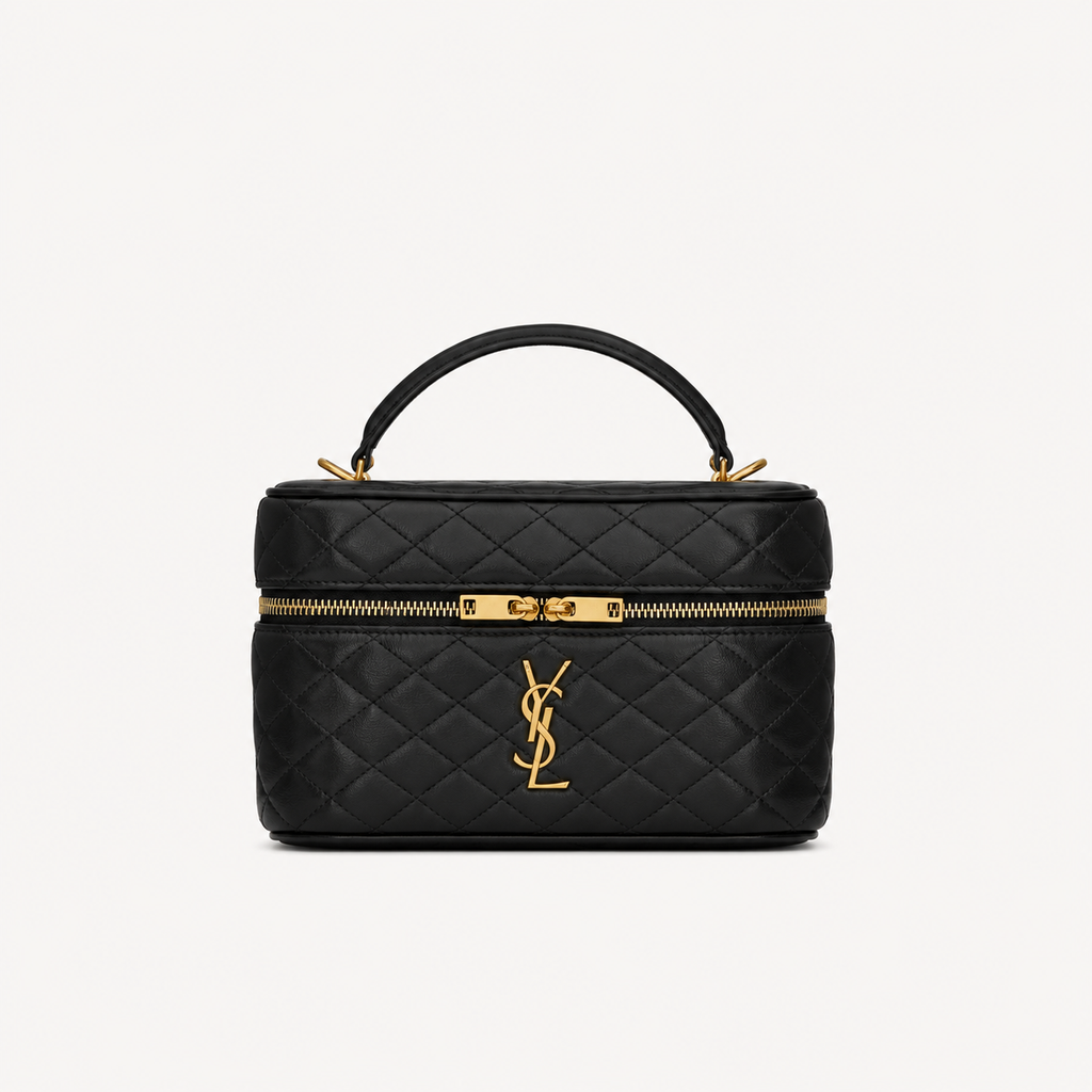 Gaby Vanity Bag en Cuir d'Agneau