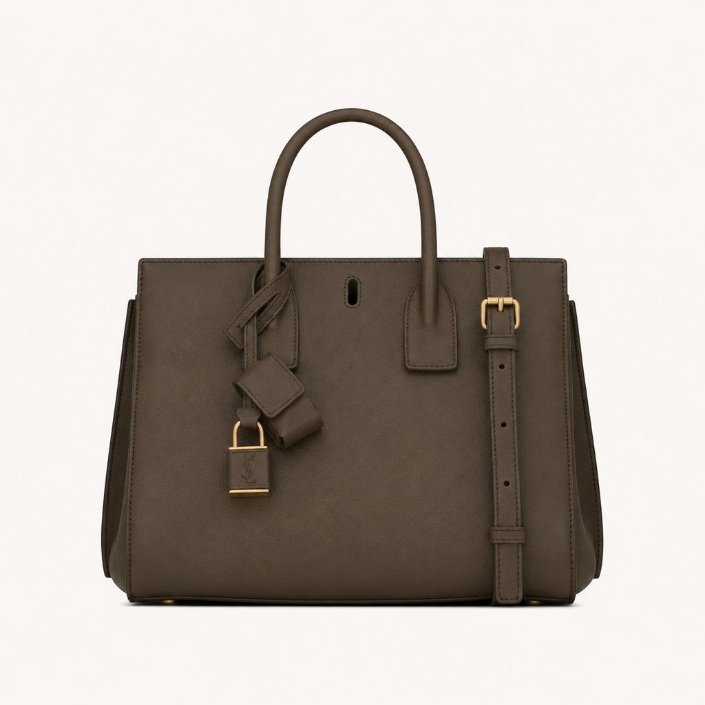 Sac de Jour en Cuir Lisse - Small