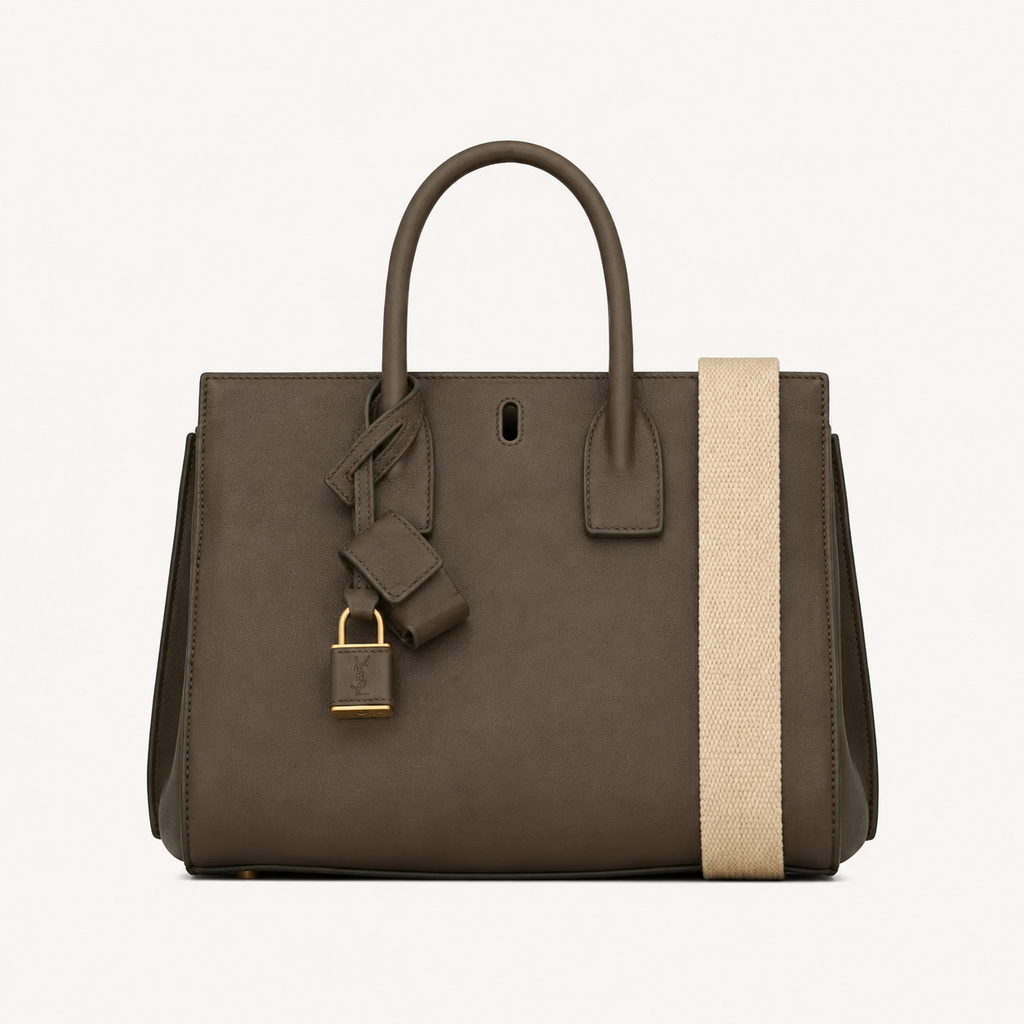 Sac de Jour en Cuir Lisse - Small