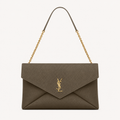 Cassandre Large Pochette à Chaîne en Cuir d'Agneau