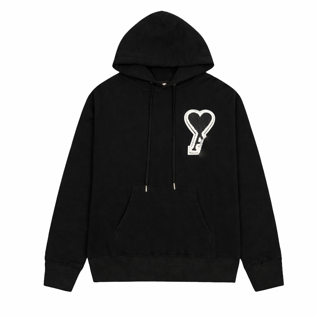 Sweat à capuche -  Cœur