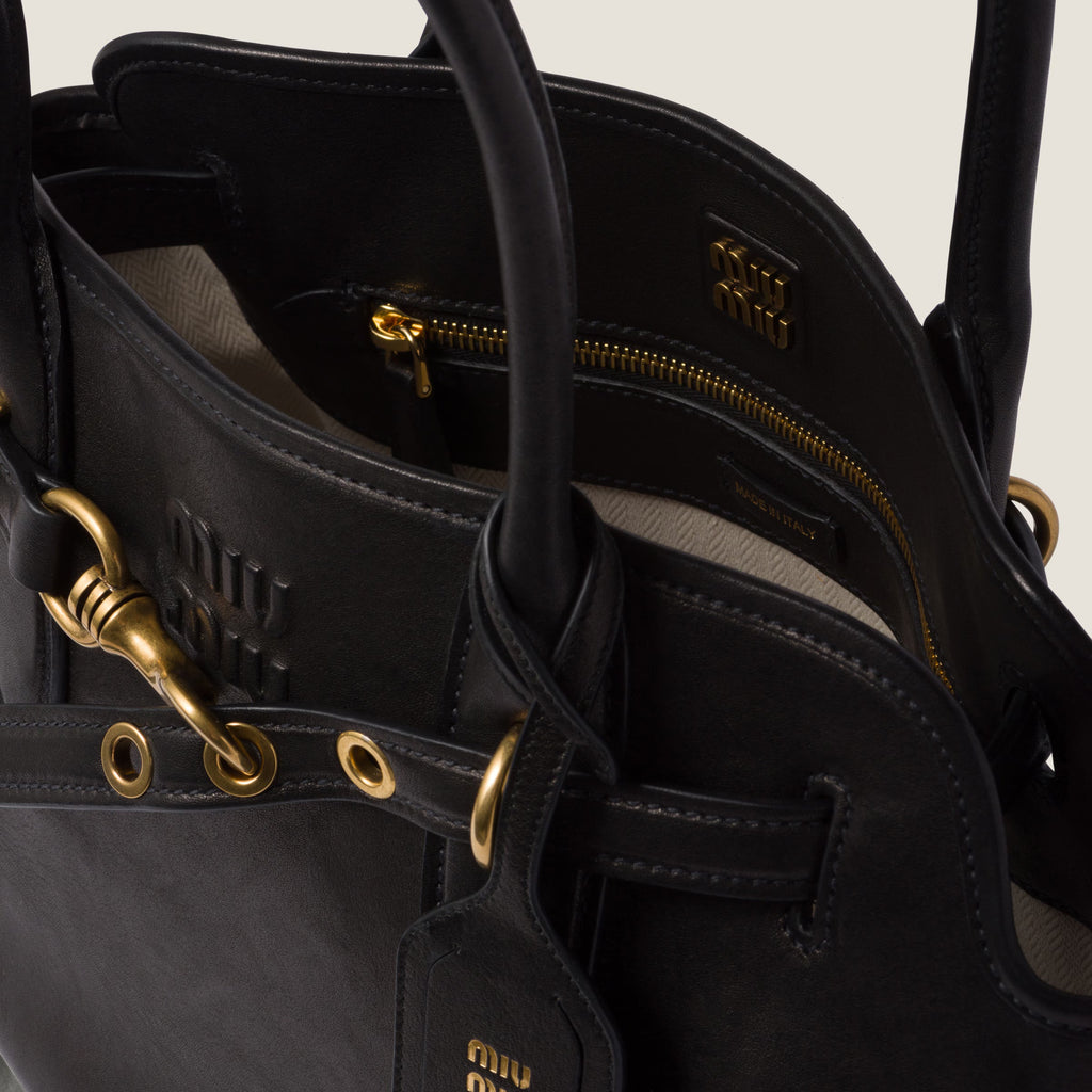 Sac Aventure en Cuir Nappa