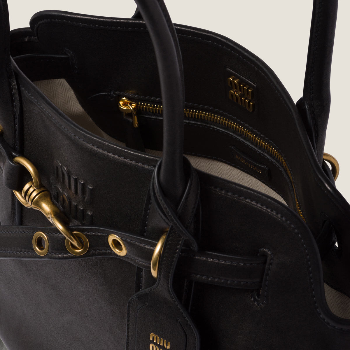 Sac Aventure en Cuir Nappa