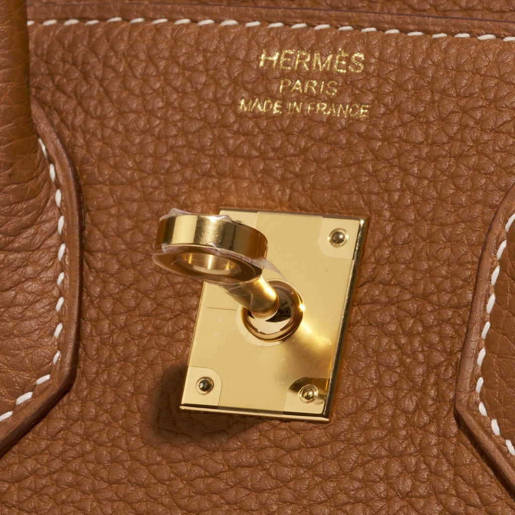 Sac Hermès Birkin 25 Doré