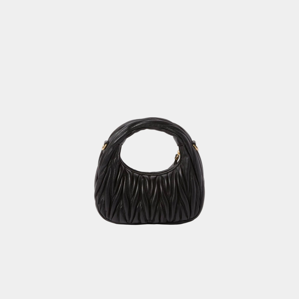 Mini Sac Hobo Wander en Nappa Matelassé