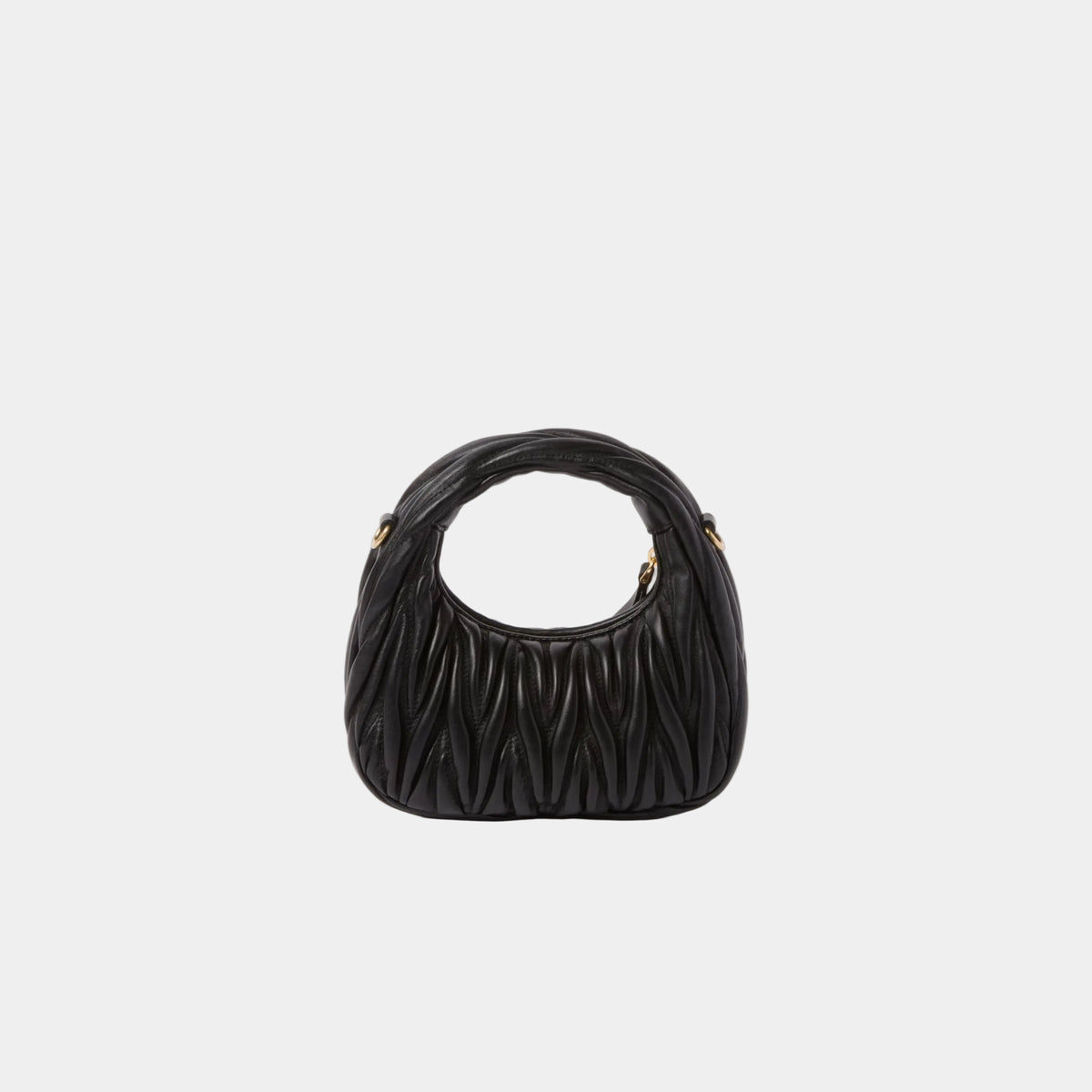 Mini Sac Hobo Wander en Nappa Matelassé